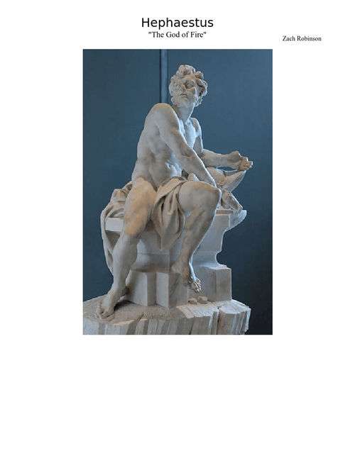 Hephaestus "God of Fire" Op.1 Mvt.1