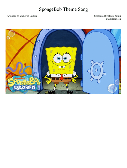 Spongebob Squarepants Theme Song