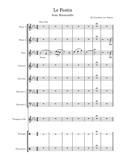 Le Festin – Michael Giacchino Le Festin