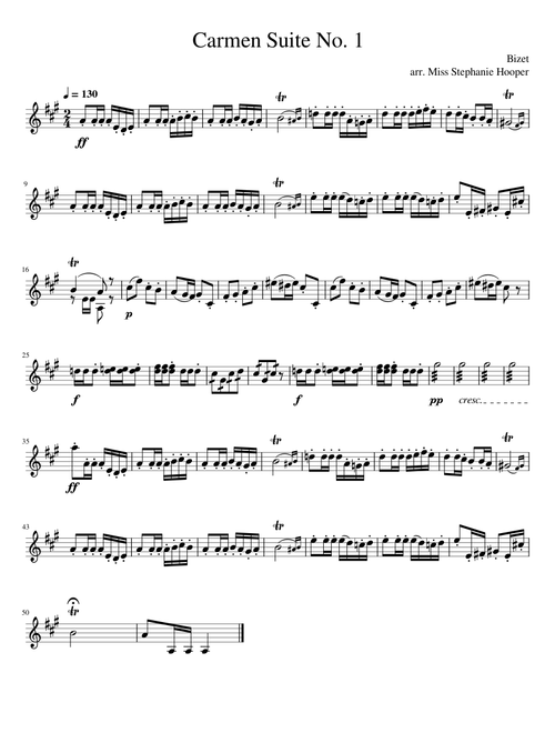 Carmen Suite No.2 – Georges Bizet Carmen Suite No