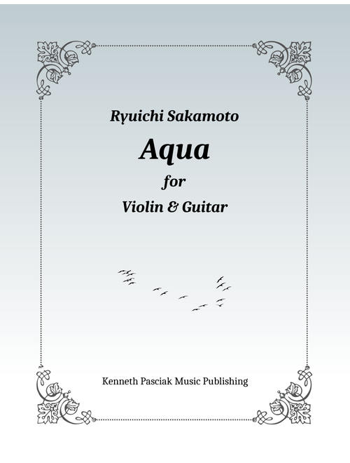 Aqua (Arr. Kenneth Pasciak) - Ryuichi Sakamoto (Instrumental Duet)