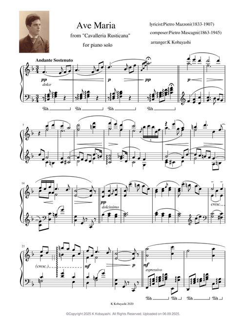 opera song(オペラ、歌劇) sheet music by K Kobayashi | Play, print