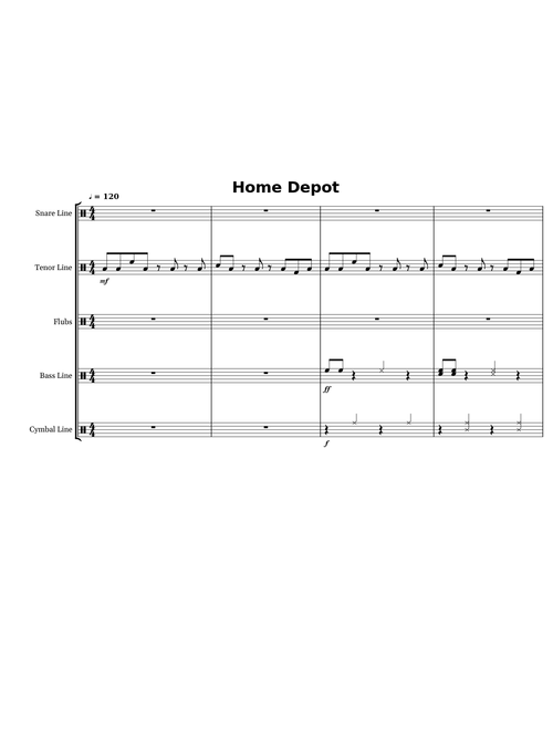 Home depot theme – Misc Television Home depot drumline
