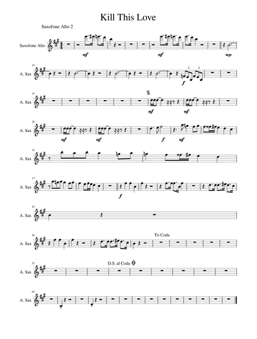 Kill This Love.mscz alto sax 2