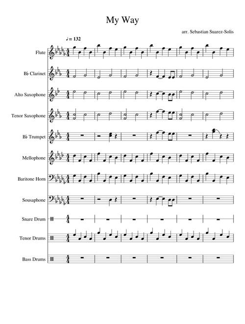 My Way Fetty Wap – Marching Band Arr.