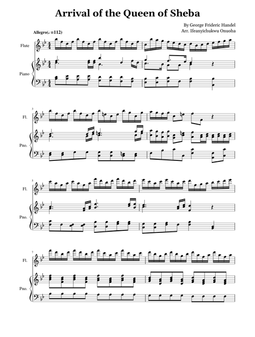 The Arrival of the Queen of Sheba - G. F. Handel