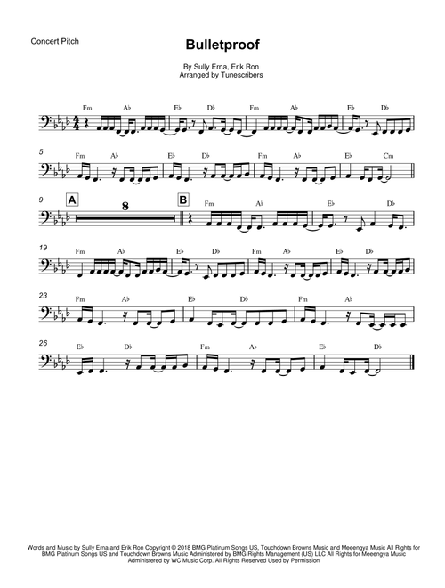 Bulletproof (Arr. Tunescribers) - Sully Erna, Erik Ron (Tuba Solo)
