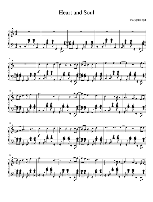 Heart and Soul (Piano)