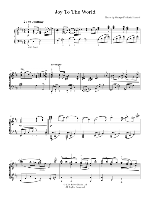 Joy to the world - T : B. Ducatel d'après Ps 137 M : B. Melois (Solo)