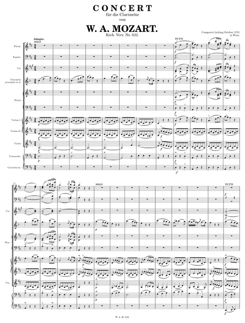 Clarinet Concerto K.622 - mvt 2 – Mozart-alto clef de sol et vlc 2