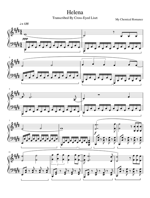 Helena By My Chemical Romance