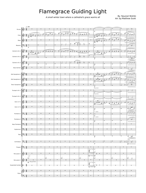 Flamegrace Wind Ensemble Arr.
