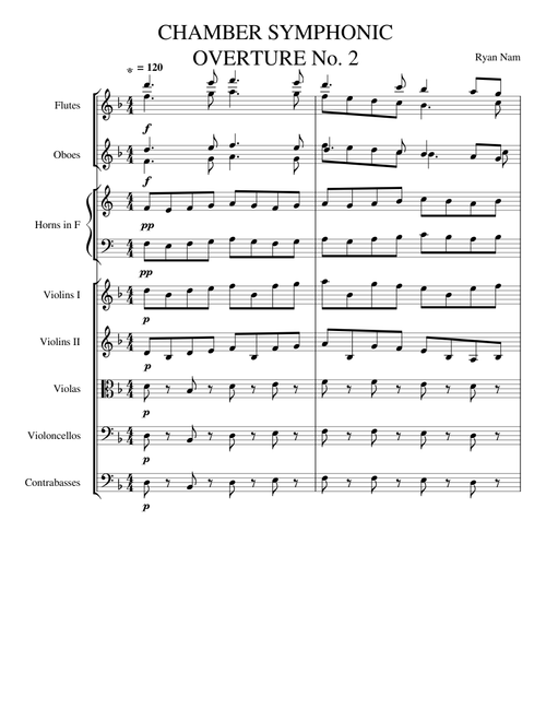 CHAMBER SYMPHONIC OVERTURE No. 2