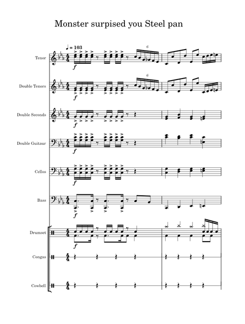 XC2 Monster_surpised_you_Steel_pan Arr.