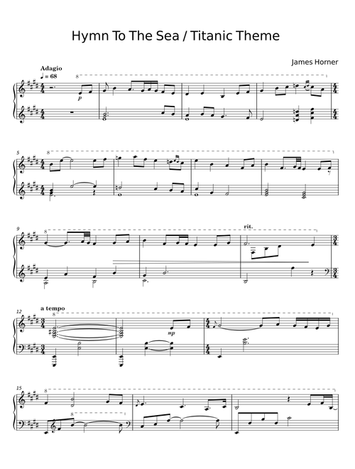 Hymn to the sea - James Horner