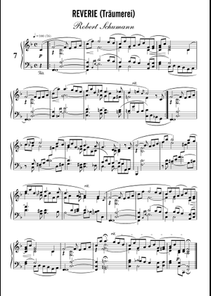 Träumerei (from Yamaha's 50 Greats for the Piano) Sheet Music for