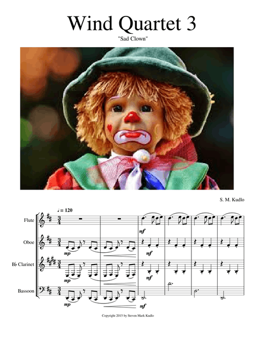Wind Quartet 3 "Sad Clown"