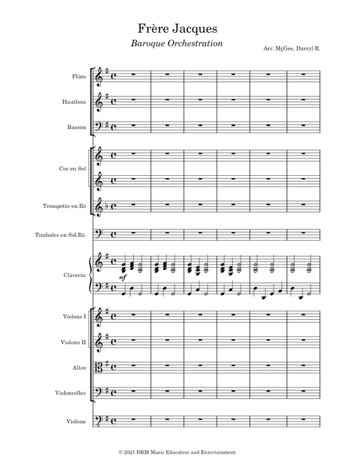 Frère Jacques (Baroque Orchestra)