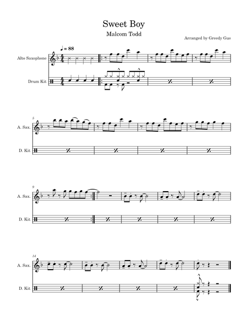 Sweet Boy – Malcolm Todd