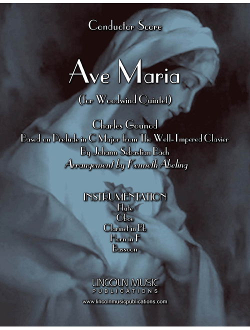 Ave Maria - Gounod & Bach (for Woodwind Quintet) (Arr. Kenneth Abeling) - Charles Gounod (Woodwind Ensemble)