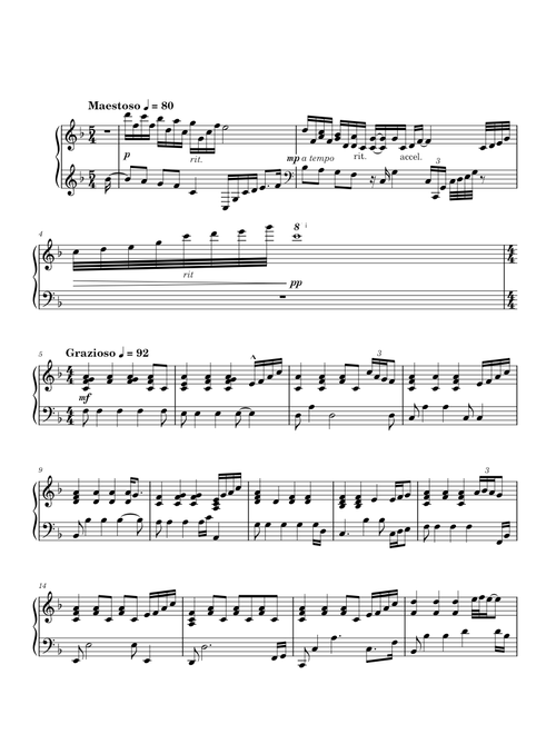 Rondo Rondo Rondo (from Shoujo Kageki Revue Starlight) – Yoshiaki Fujisawa and Tatsuya Kato (Piano)