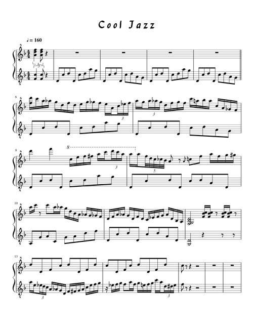 Cool Jazz Piano
