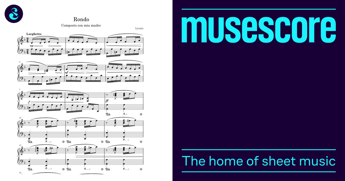 Rondo Sheet Music for Piano (Solo) Easy | MuseScore.com