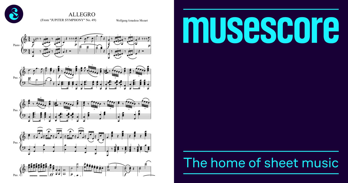 Jupiter Sheet Music for Piano (Solo) | MuseScore.com