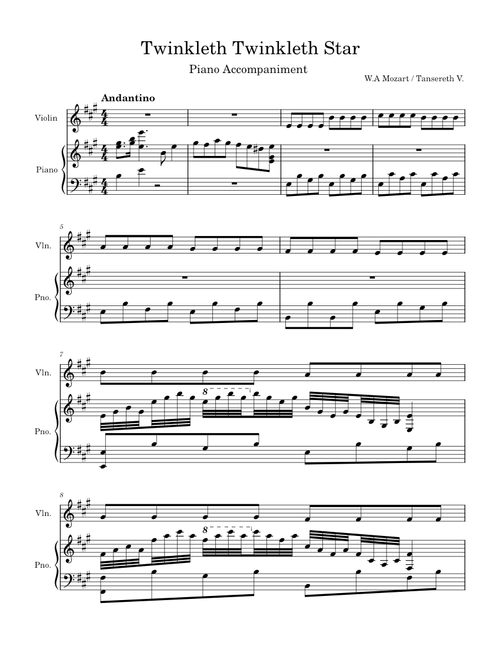 Twinkleth Twinkleth Star (Arroll Recital)