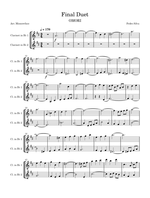 Final Duet – Pedro Silva - Clarinet