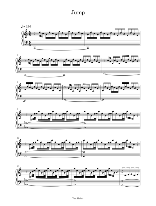 Jump – Van Halen