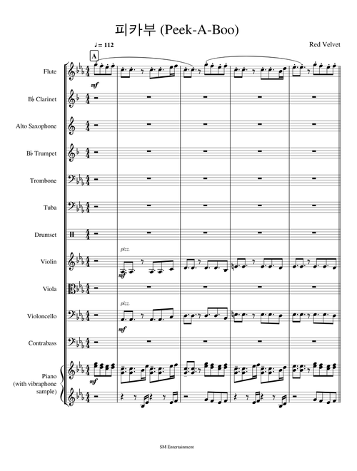 Peek-A-Boo for a strange orchestra (my music class)