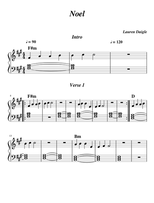 Noel (Piano)
