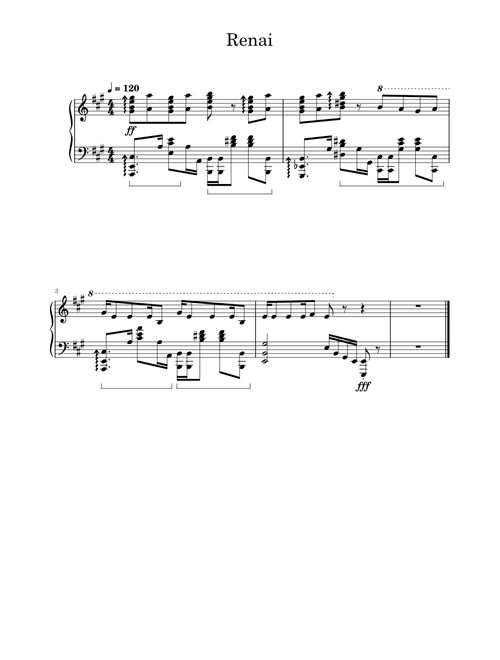 Renai Circulation chorus but it's uselessly Difficult