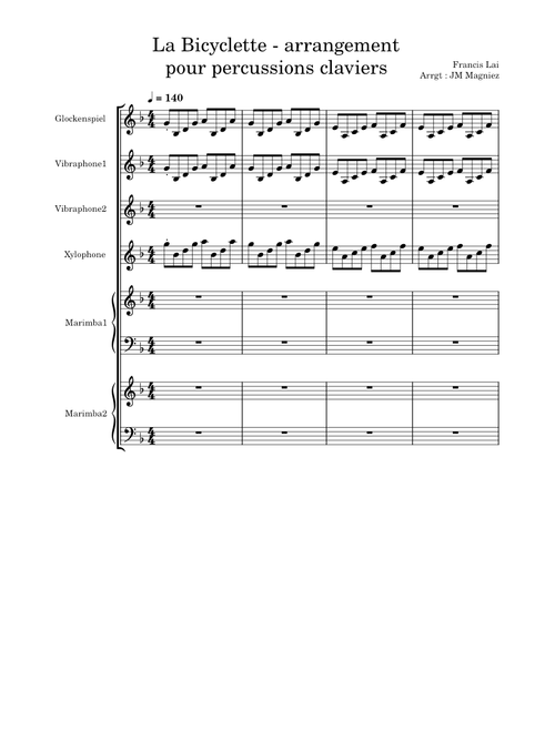 La Bicyclette - Francis Lai
