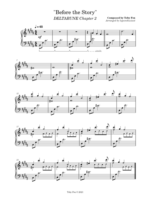 Before the Story - DELTARUNE Chapter 2