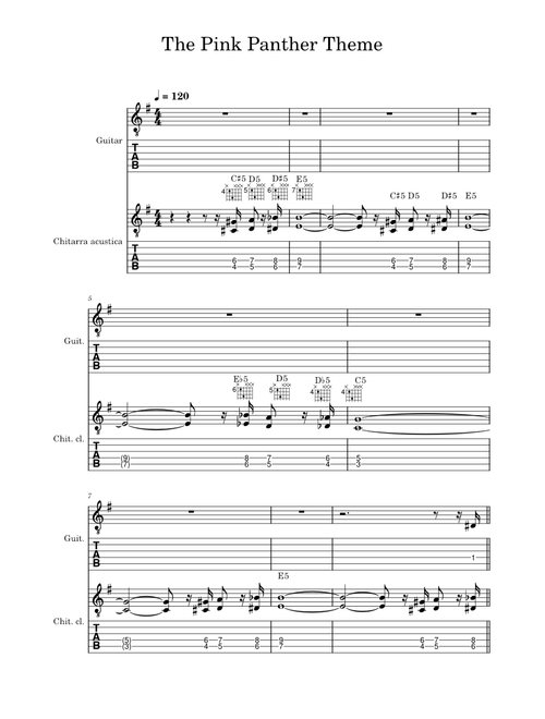 The Pink Panther Theme – Henry Mancini