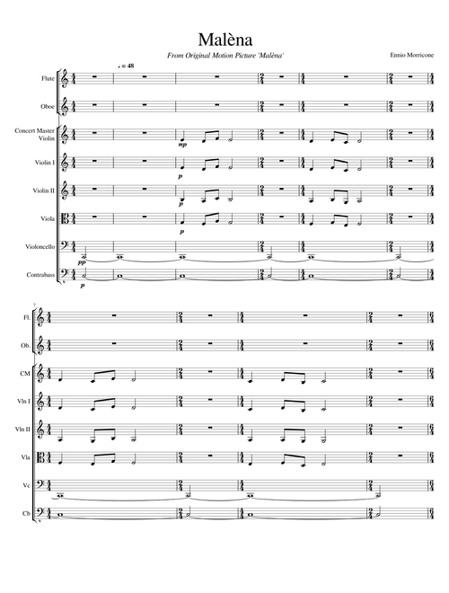 Malena - Ennio Morricone