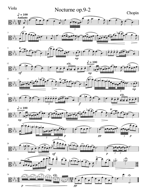 Chopin Nocturne Op.9-2