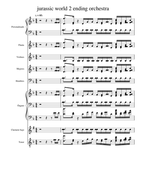 jurassic world 2 ending orchestra