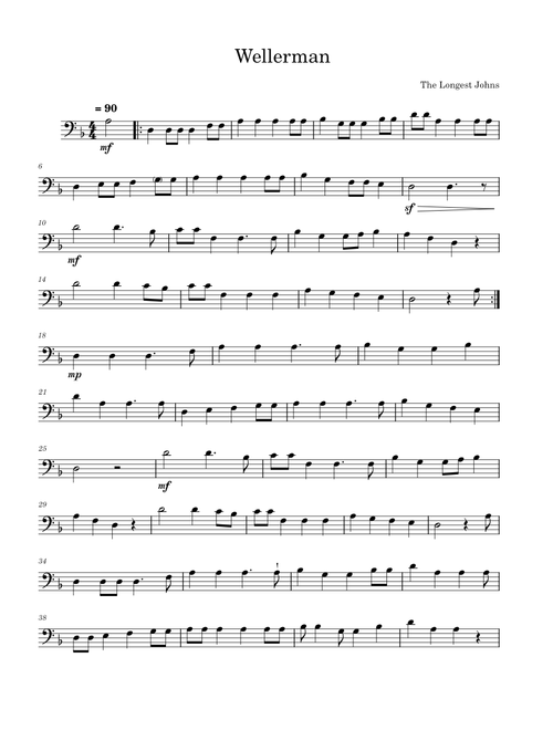Wellerman for Cello