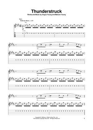 Play Official version of For those about to rock Sheet Music
