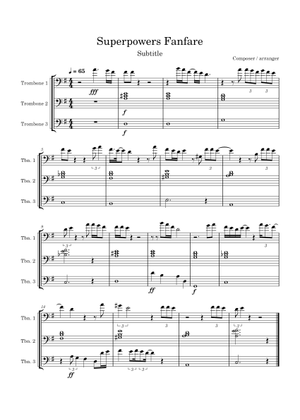 Superpowers – Daniel Caesar Sheet Music for Trombone, Tuba, Oboe ...