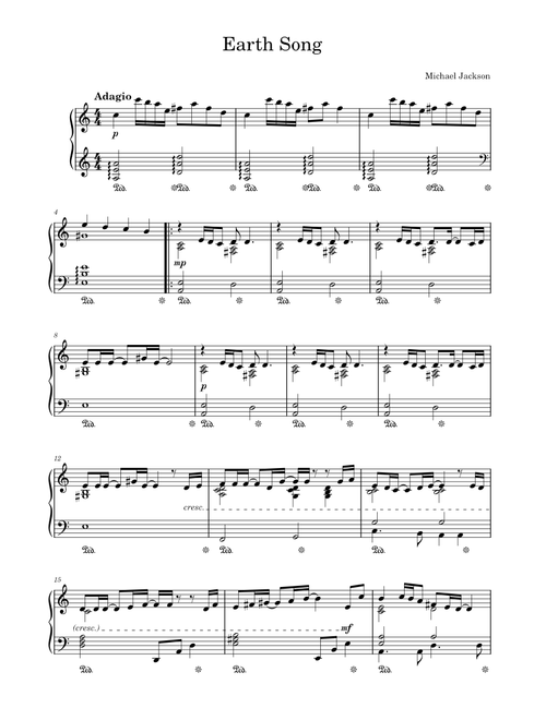 Earth song – Michael Jackson