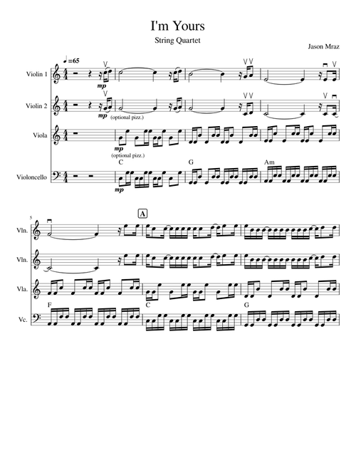 I'm Yours- Jason Mraz