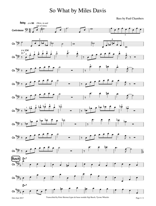 So What by Miles Davis