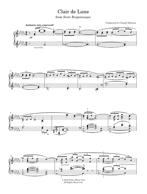 Clair de lune - Claude Debussy (Solo)