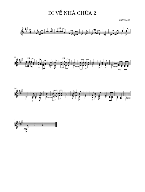 ĐI VỀ NHÀ CHÚA 2