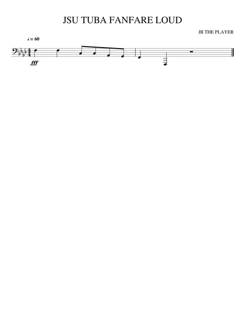 JSU TUBA FANFARE LOUD