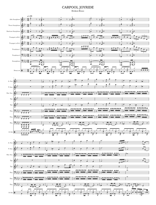 Carpool Joyride – Broken Brass Ensemble